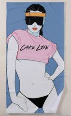 Cupcake Cartel 80's Babe Beach Towel 