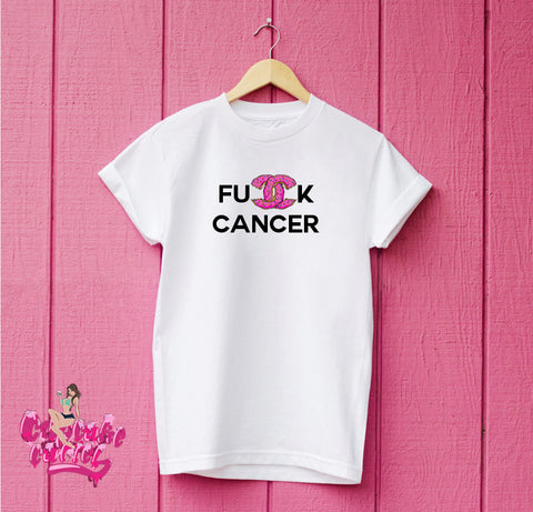 Cupcake Cartel Fuck Cancer Donut Tee