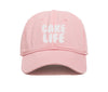 Cake Life Dad Hats Pink 