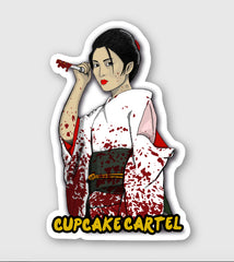 Cupcake Cartel " Icy "  Logo Sticker