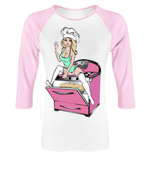 Cupcake Cake Cartel's 'Baked" Raglan Tee 