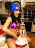 Cupcake Cartel CAKE Beanie w/ Hot Pink Stitching