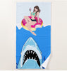 Cupcake Cartel "Swim with Sharks"  Beach Towel
