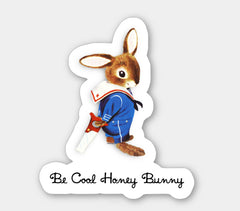 Cupcake Cartel " Honey Bunny "  Logo Sticker