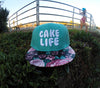 CAKELIFE Aqua Floral Brim Snapback