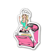 Cupcake Cartel "Baked" Logo Stickers 